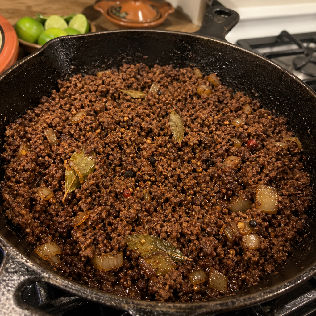 Authentic Street-Style Taco Meat
