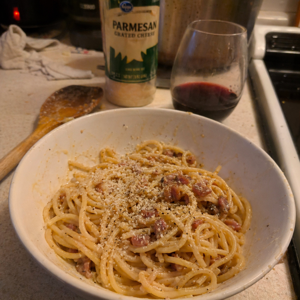 Grandma's Spaghetti Carbonara